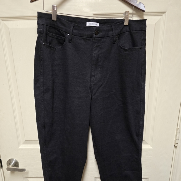 Good American style GS961T Good Straight In Black Sz16 Plus Size - Picture 1 of 14